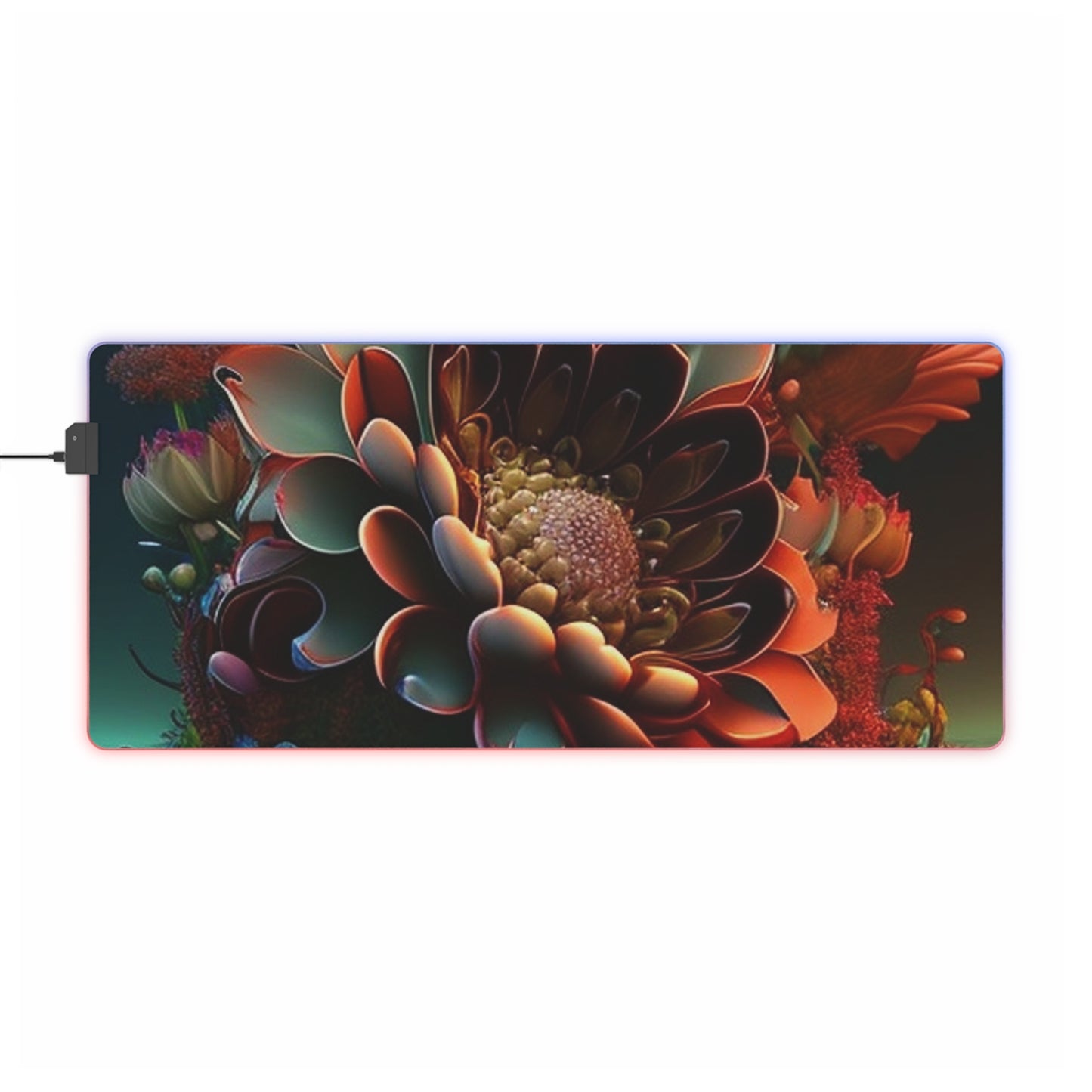 LED Gaming Mouse Pad Flower Arangment 4