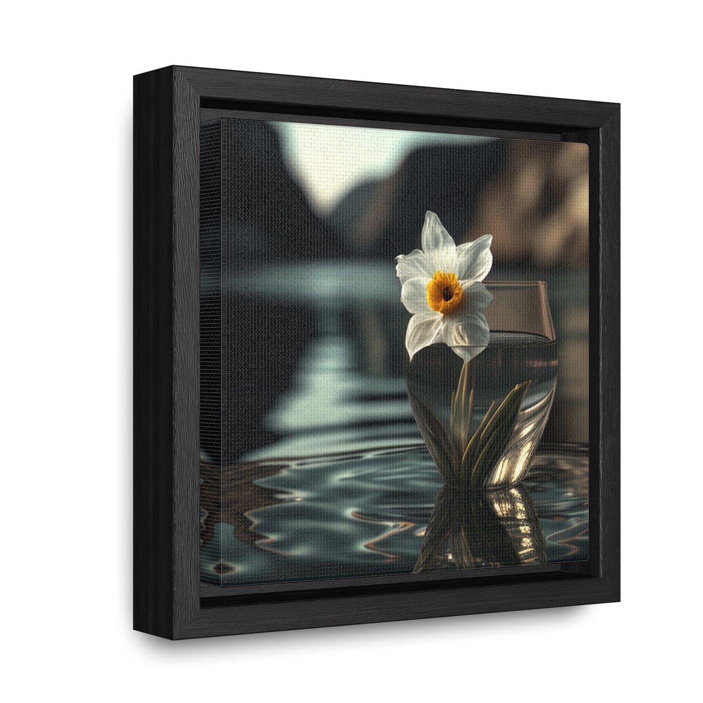 Gallery Canvas Wraps, Square Frame Daffodil 2