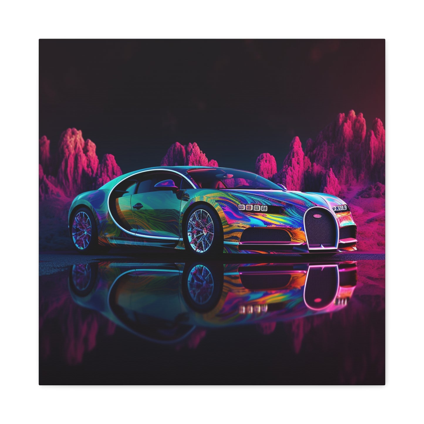 Canvas Gallery Wraps Florescent Bugatti Flair 2