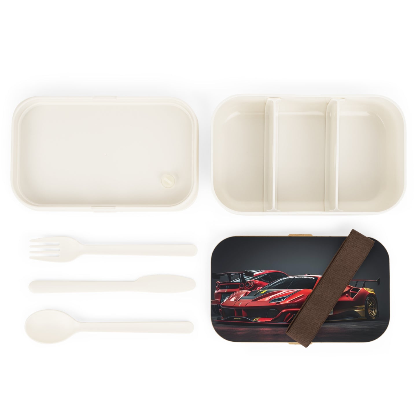 Bento Lunch Box Ferrari Red 3