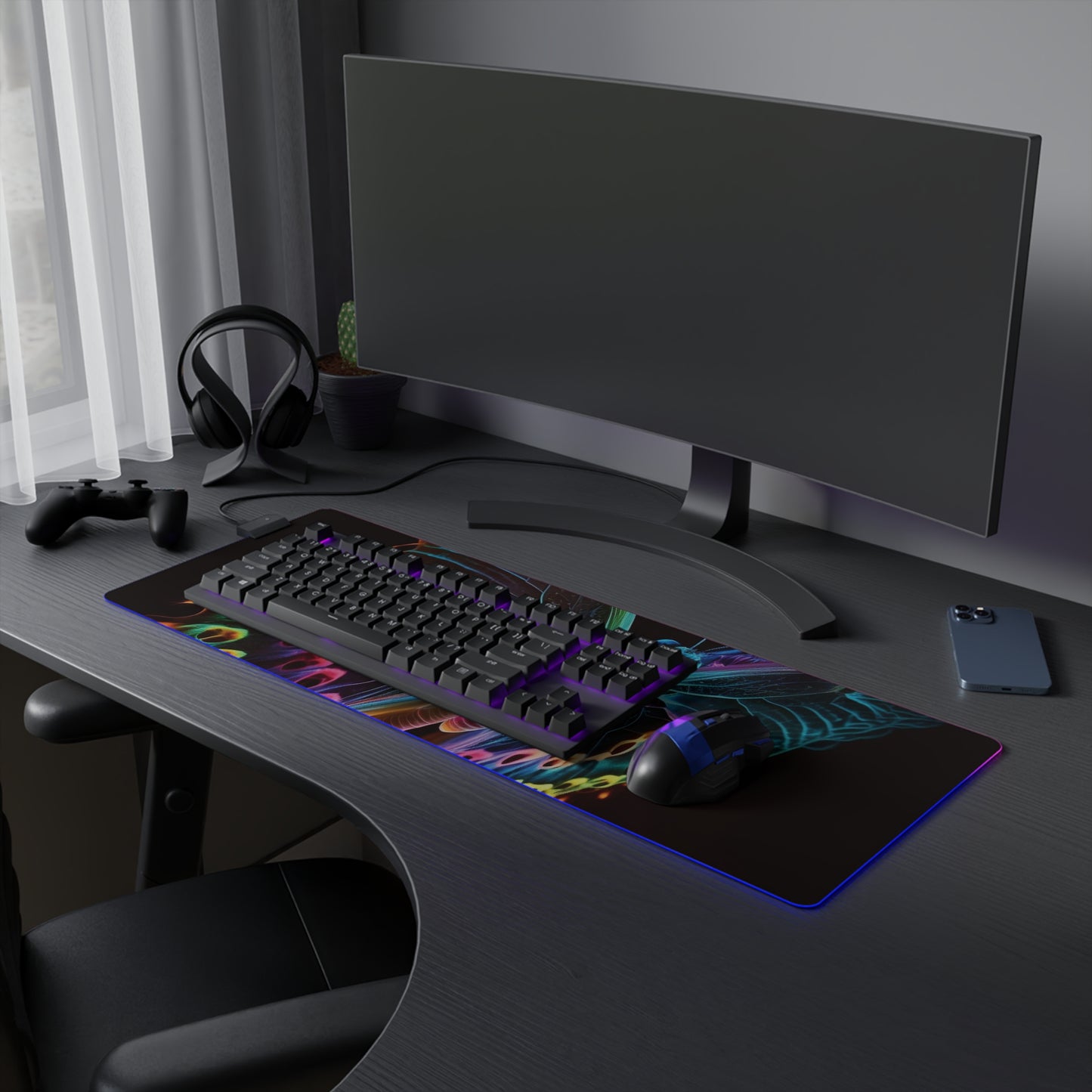 LED Gaming Mouse Pad Thermal Butterfly 2
