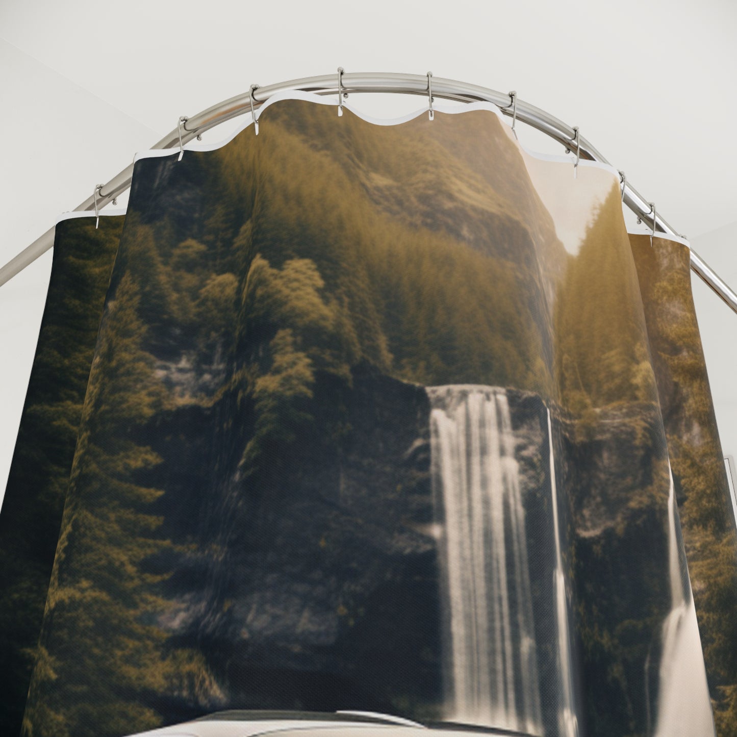 Polyester Shower Curtain Bugatti Waterfall 3