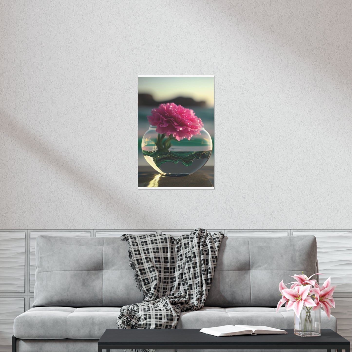 Premium Matte Vertical Posters Carnation 3