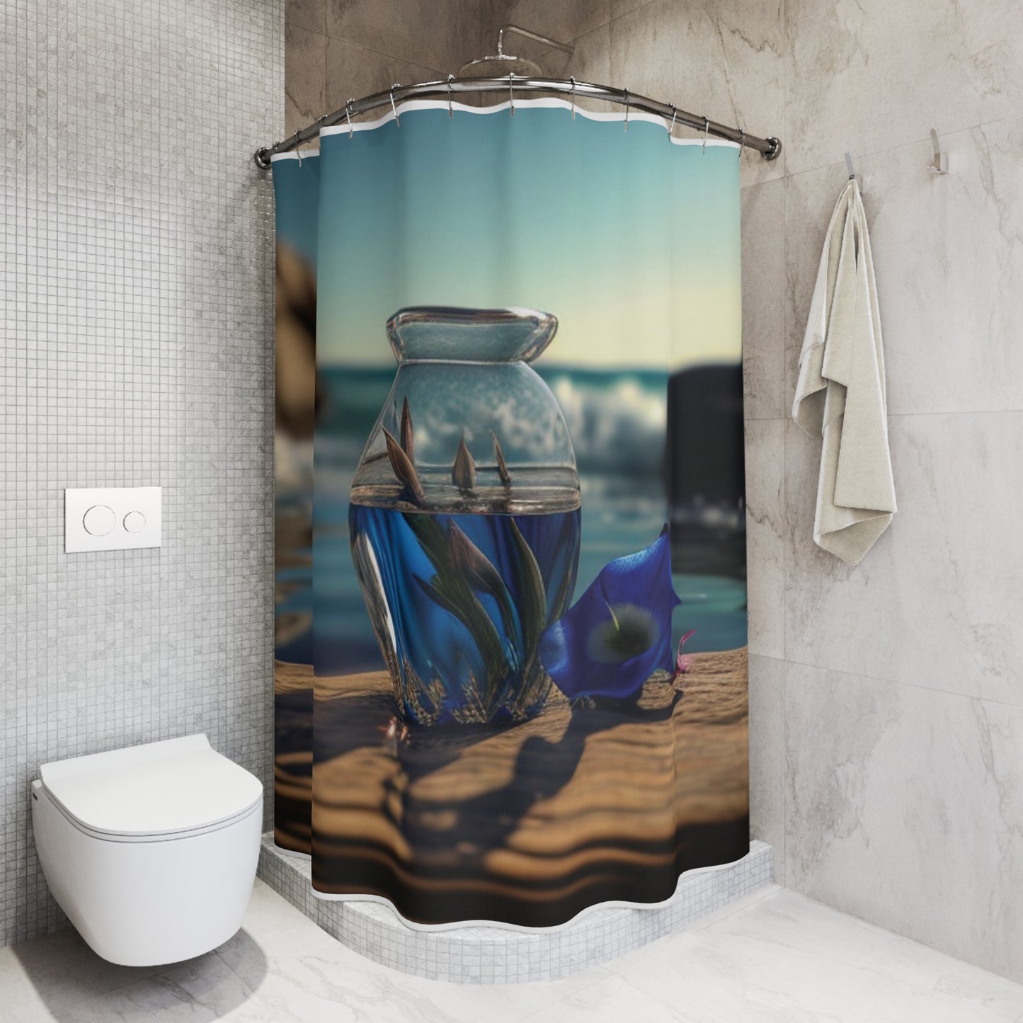 Polyester Shower Curtain The Bluebell 4