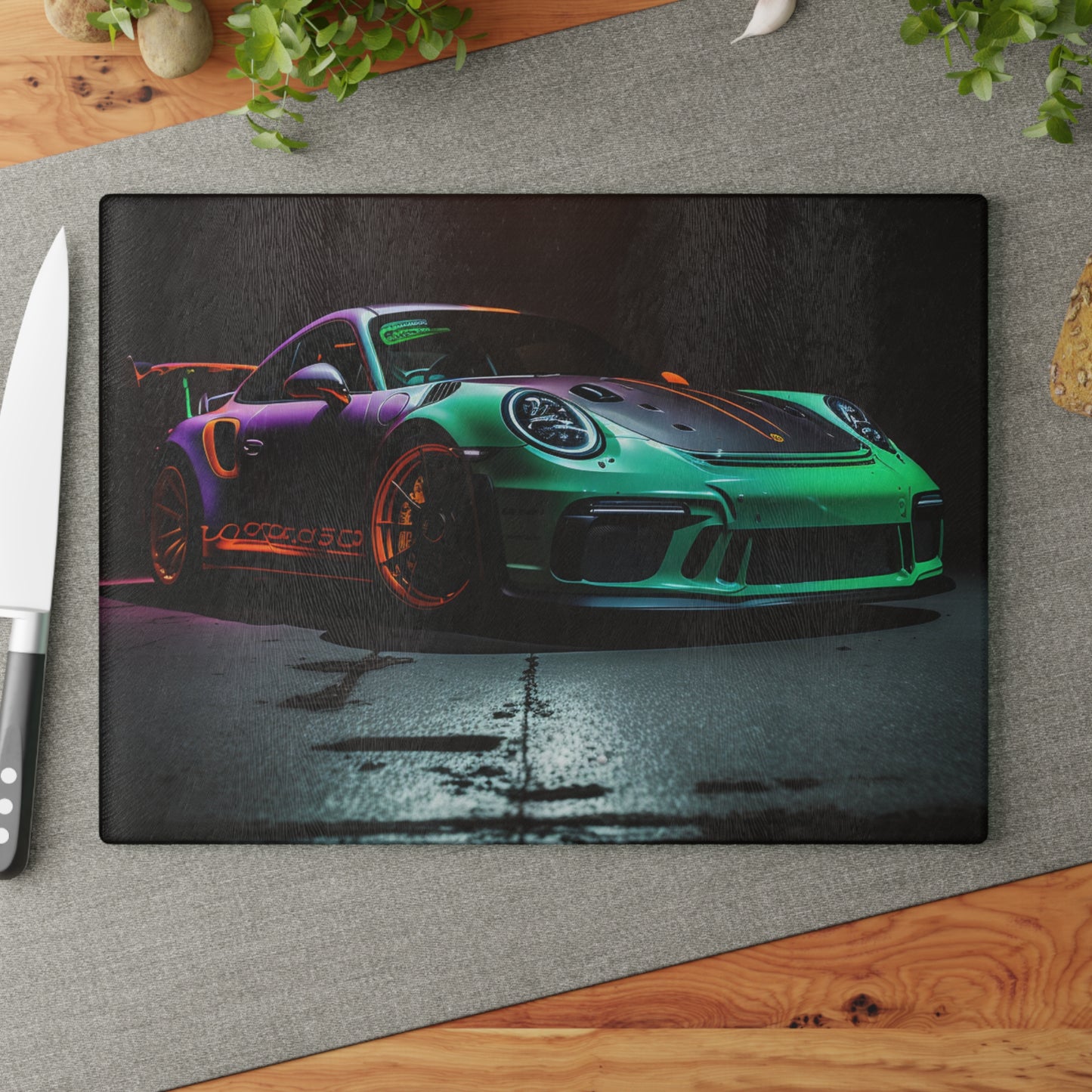 Glass Cutting Board Porsche Color 4