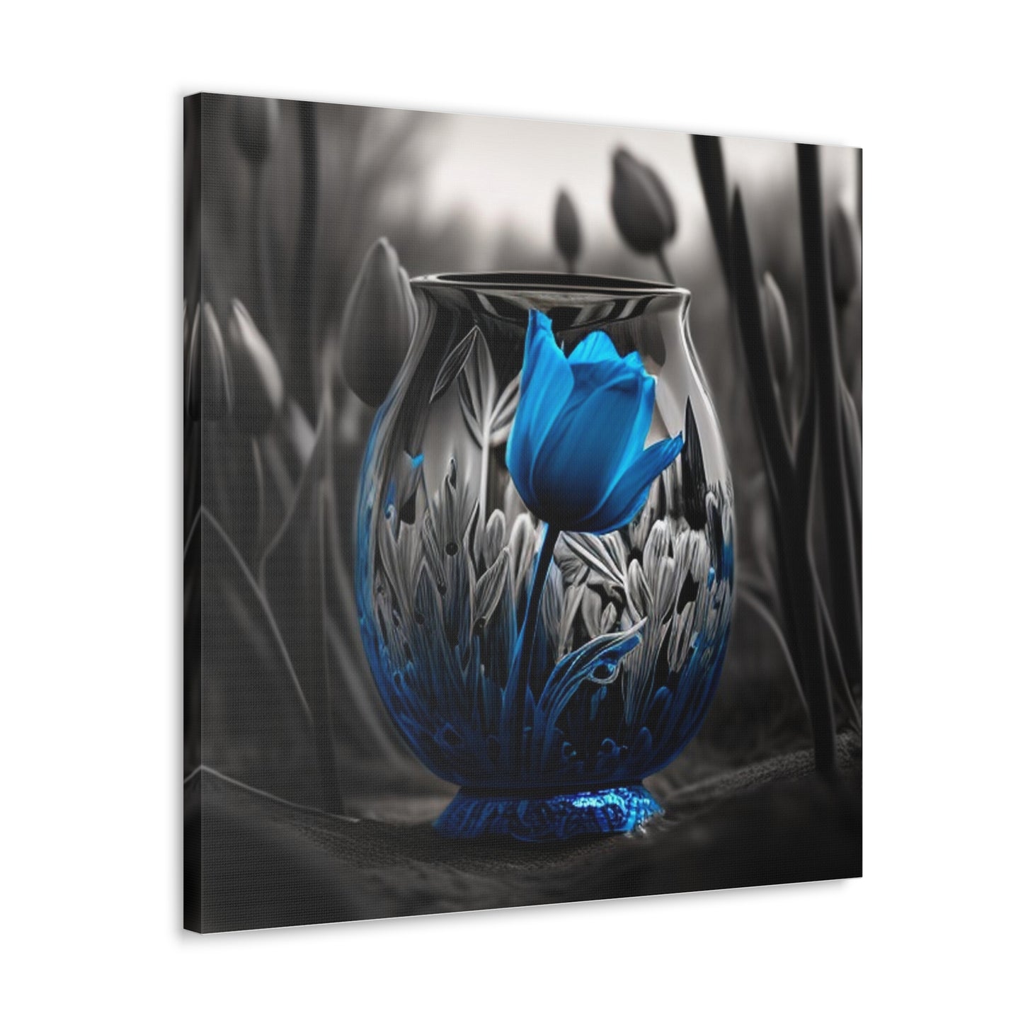 Canvas Gallery Wraps Tulip Blue 1