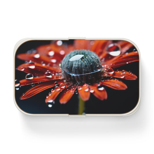 Bento Lunch Box Water drop Macro Flower 1