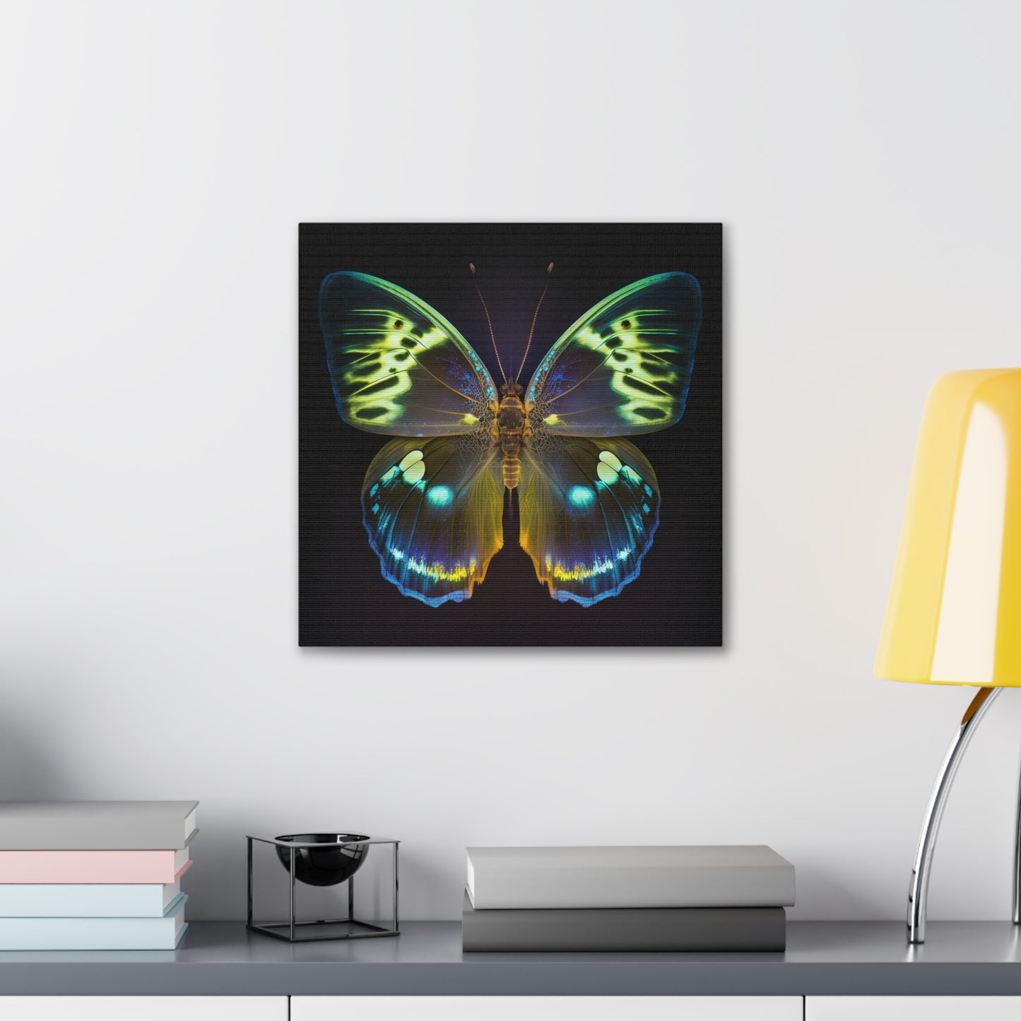 Canvas Gallery Wraps Neon Hue Butterfly 1