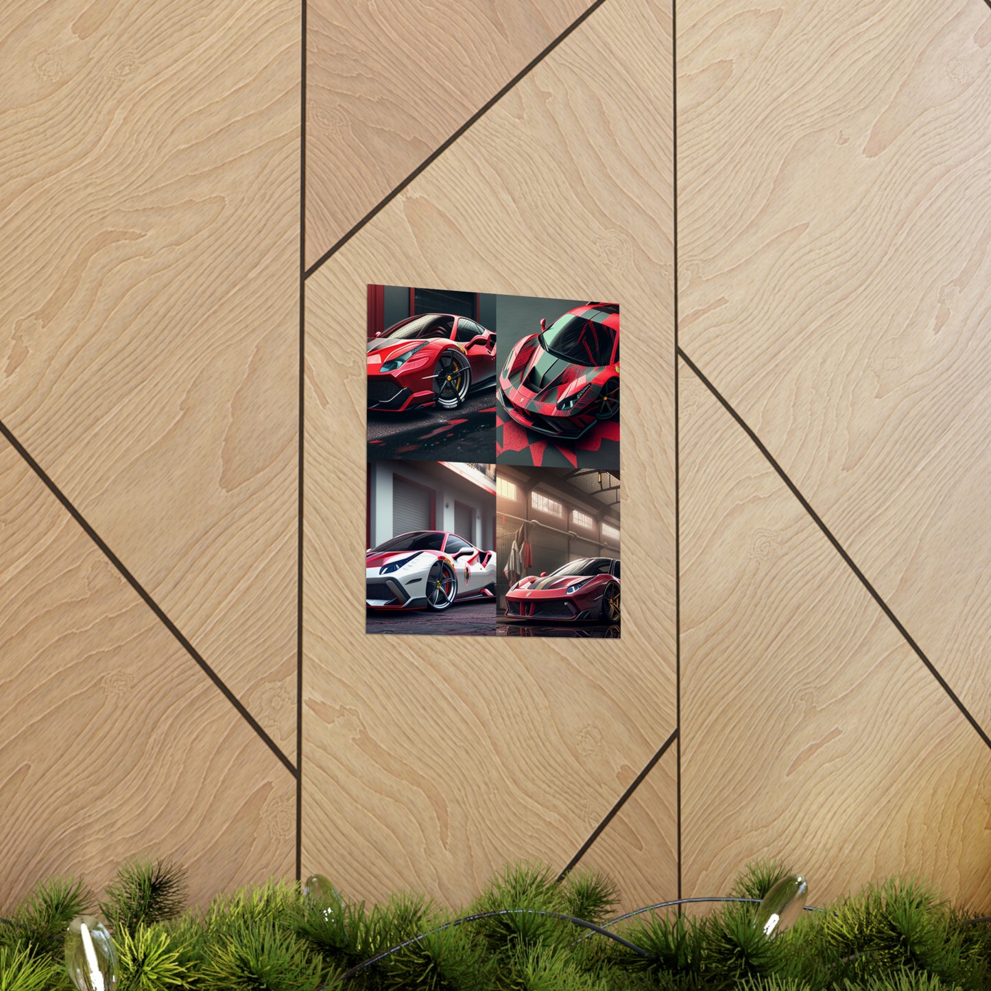 Premium Matte Vertical Posters Ferrari Hyper 5