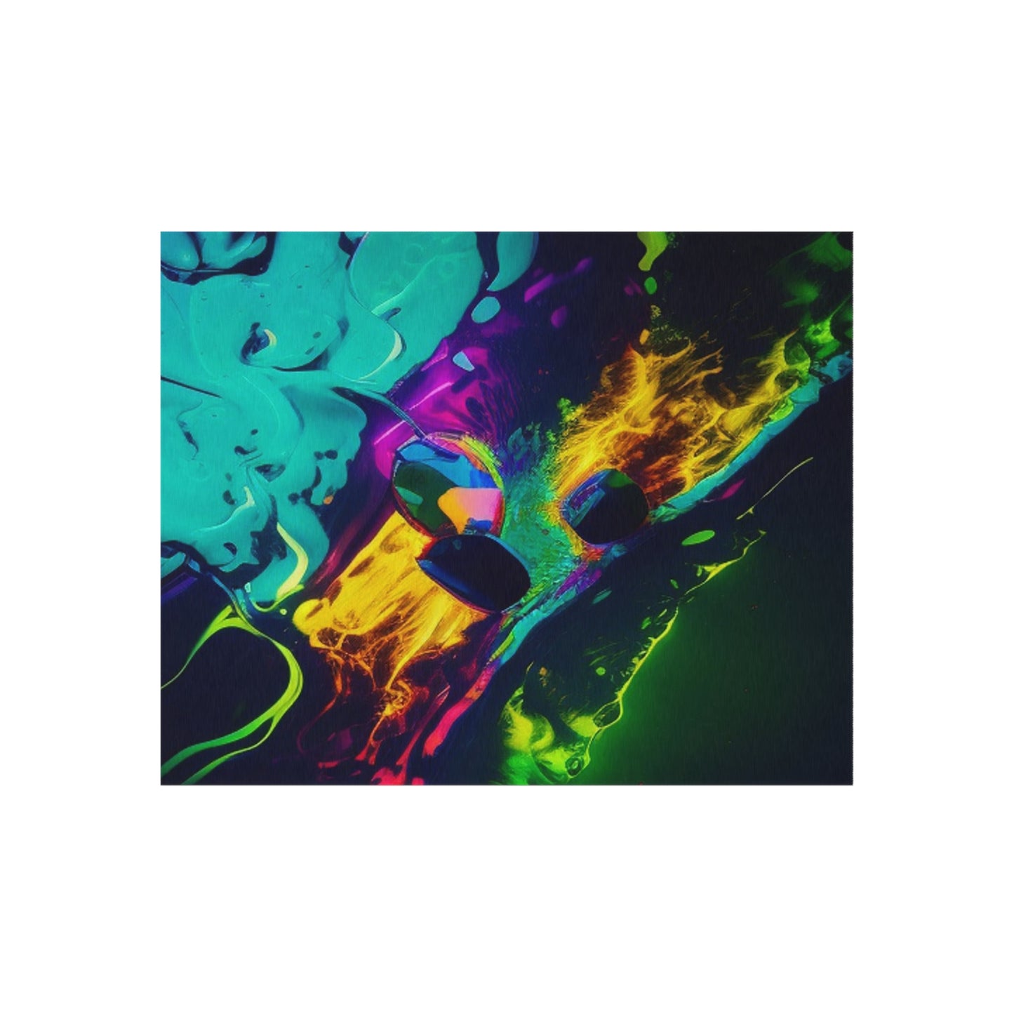 Outdoor Rug  Florescent Glow 4