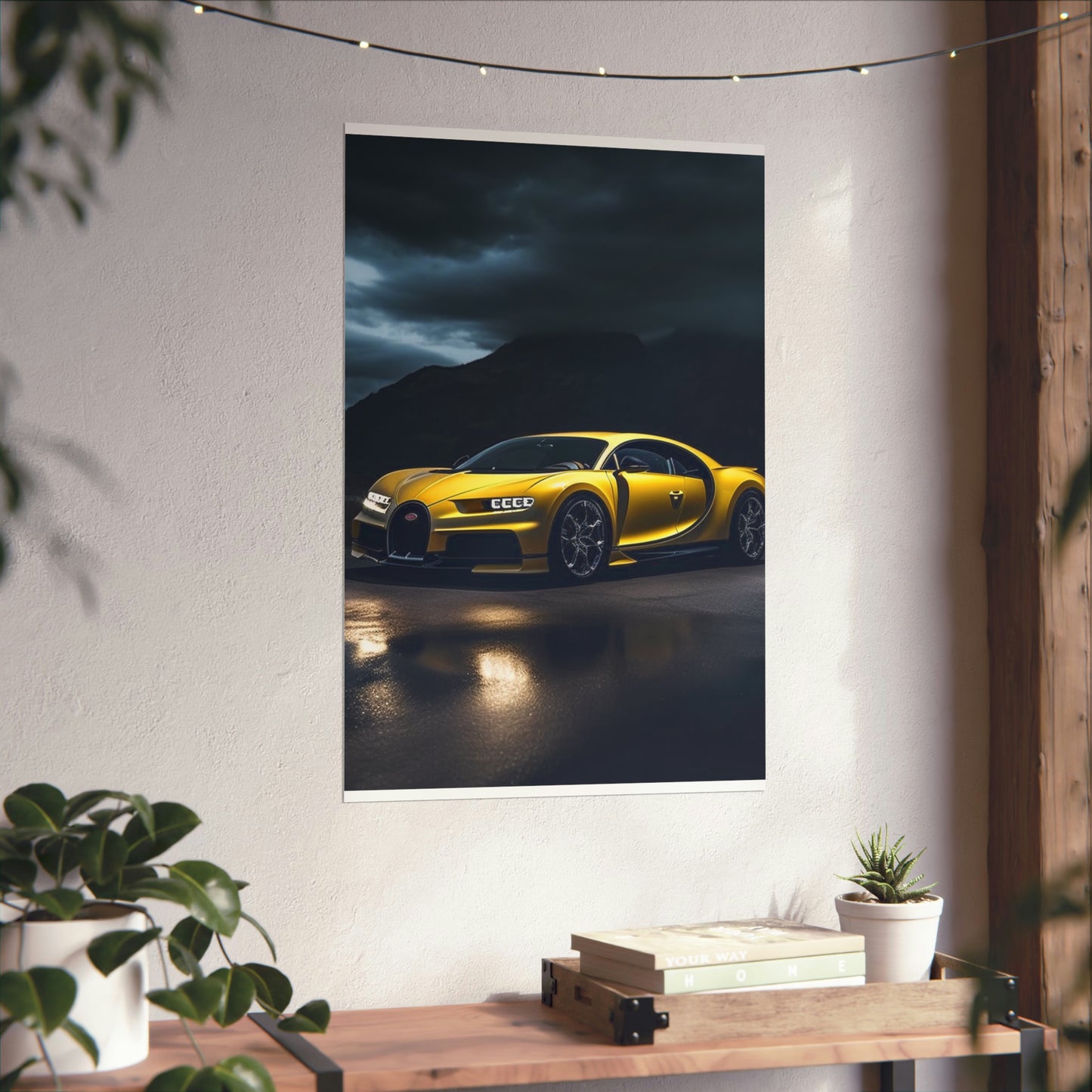 Premium Matte Vertical Posters Bugatti Real Look 4