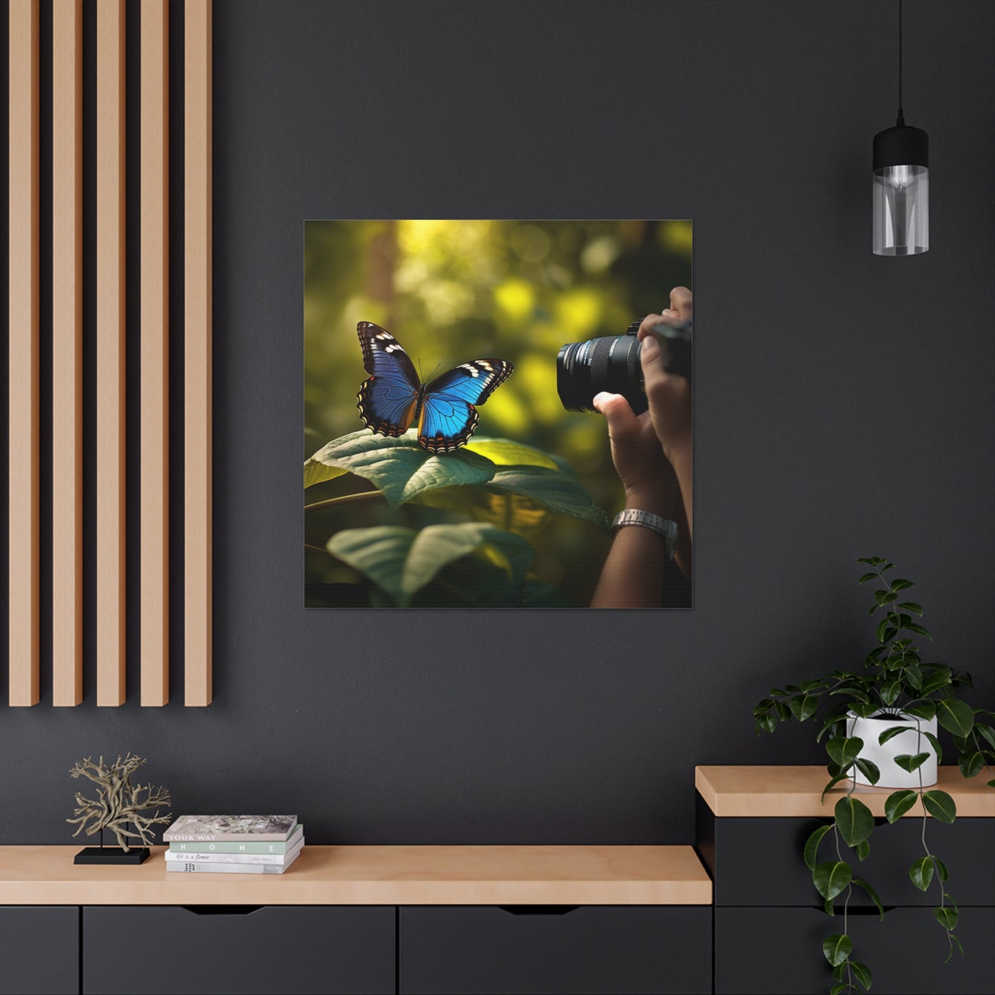 Canvas Gallery Wraps Jungle Butterfly 3