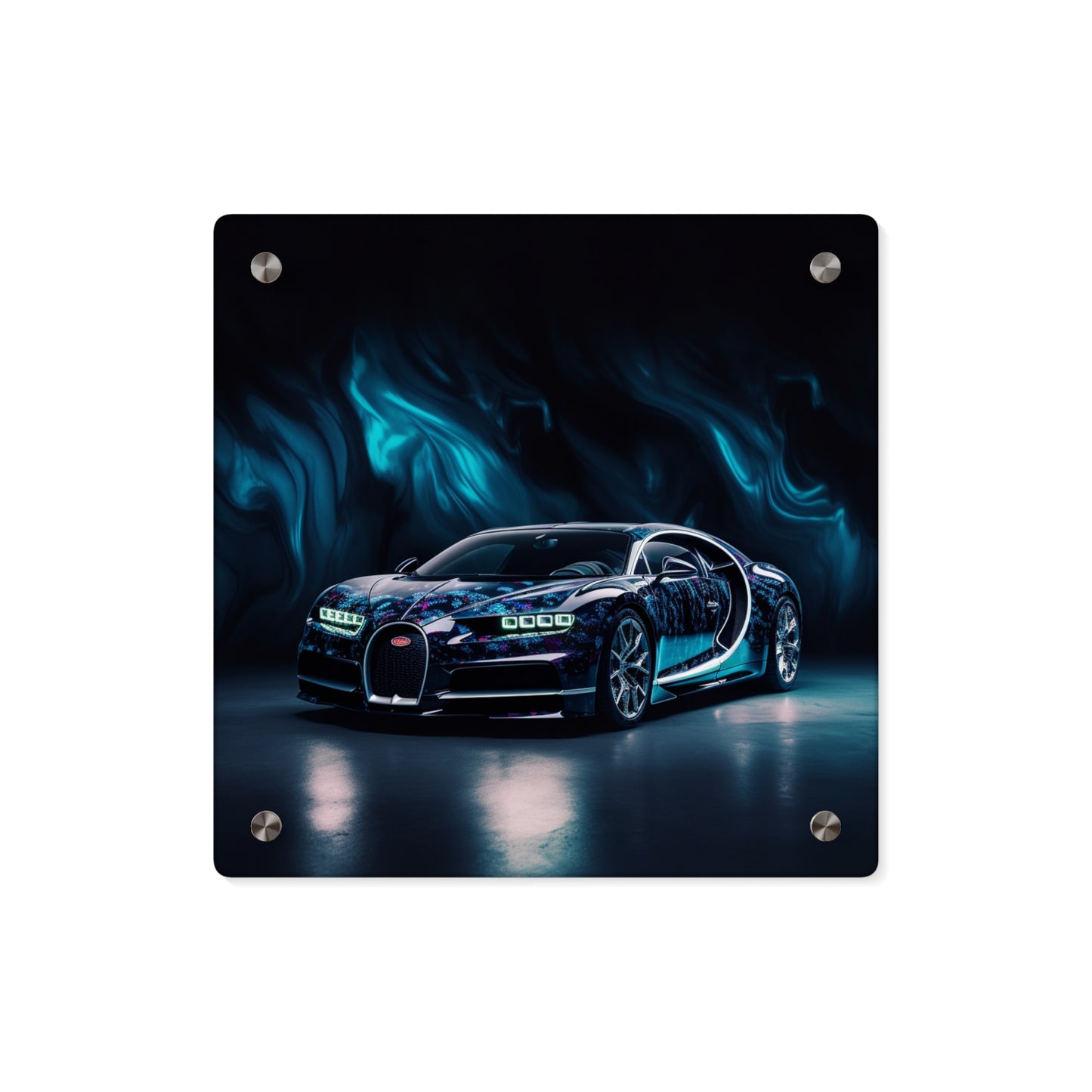 Acrylic Wall Art Panels Hyper Bugatti 1