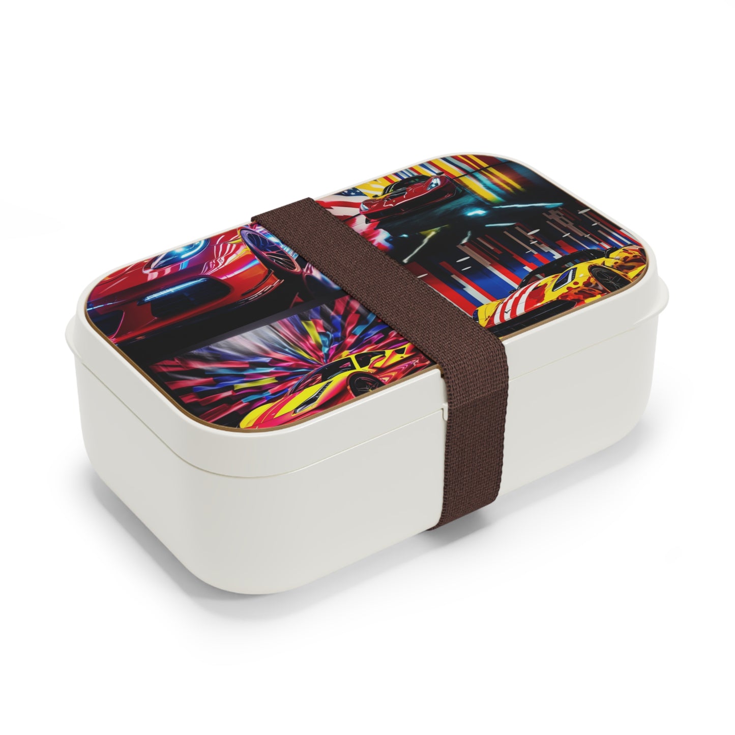 Bento Lunch Box Macro Flag Ferrari 5
