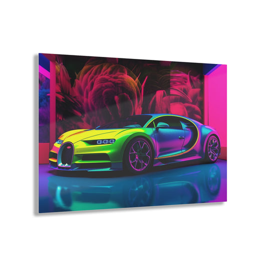 Acrylic Prints Florescent Bugatti Flair 1