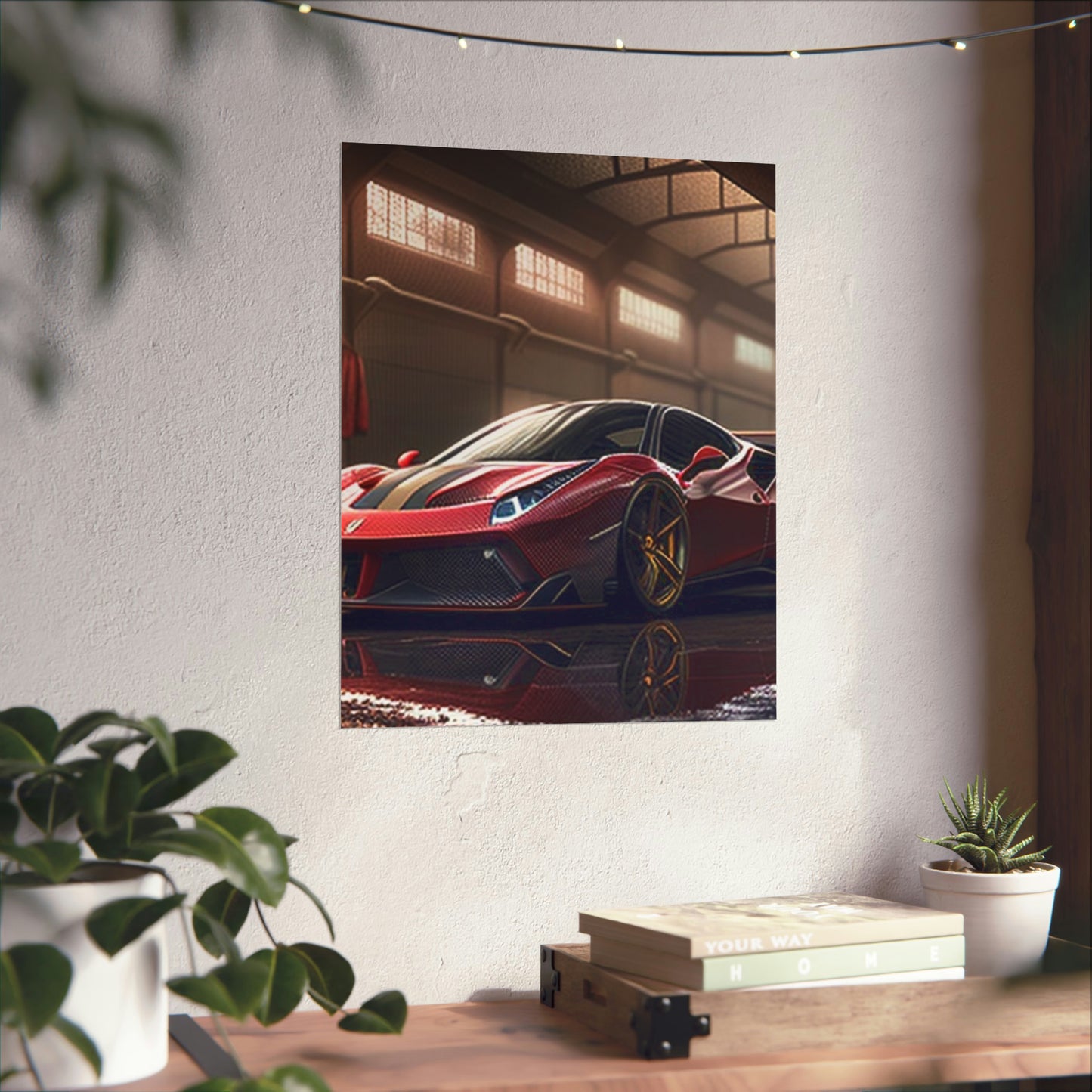 Premium Matte Vertical Posters Ferrari Hyper 4