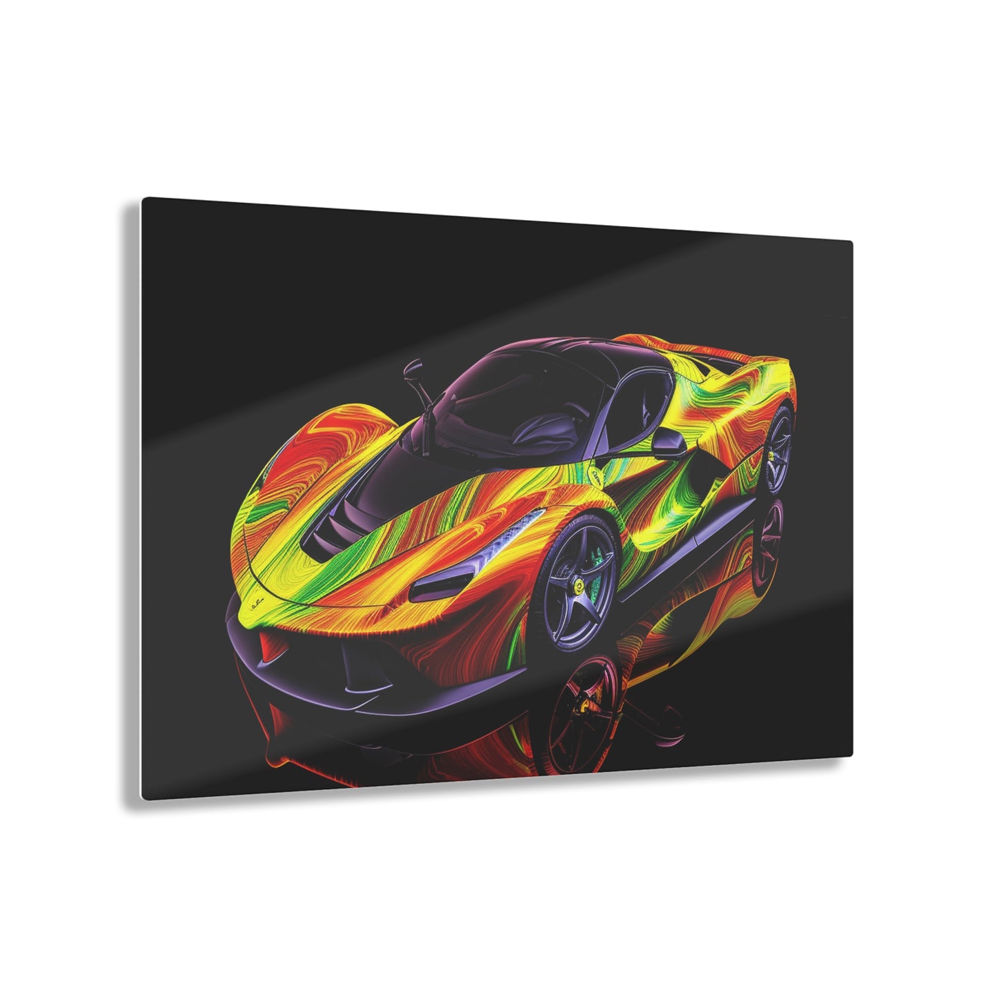 Acrylic Prints Ferrari Neon 4