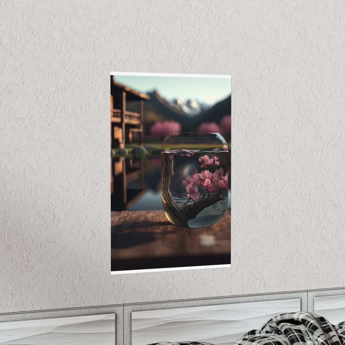 Premium Matte Vertical Posters Cherry Blossom 3