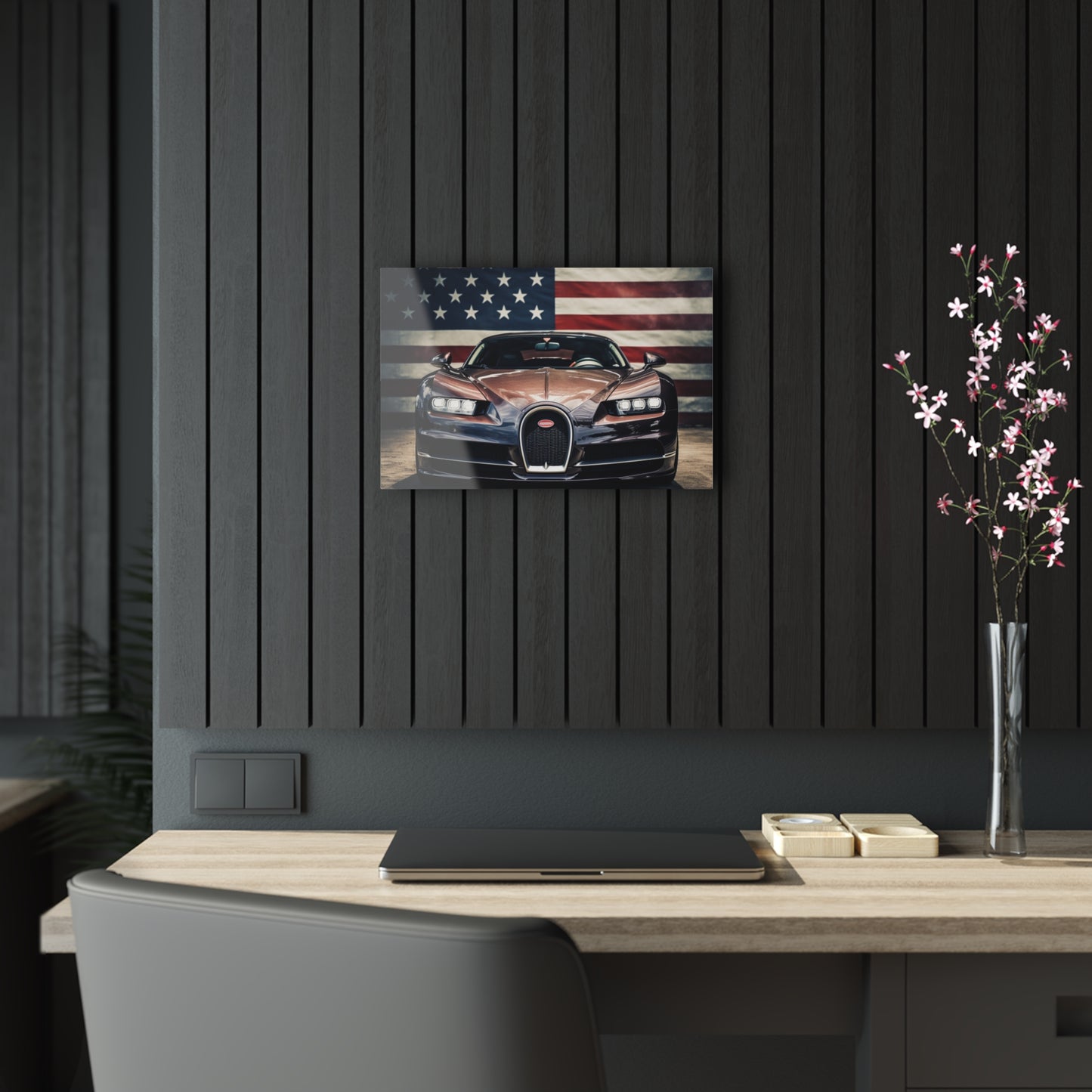 Acrylic Prints Bugatti Flag 4