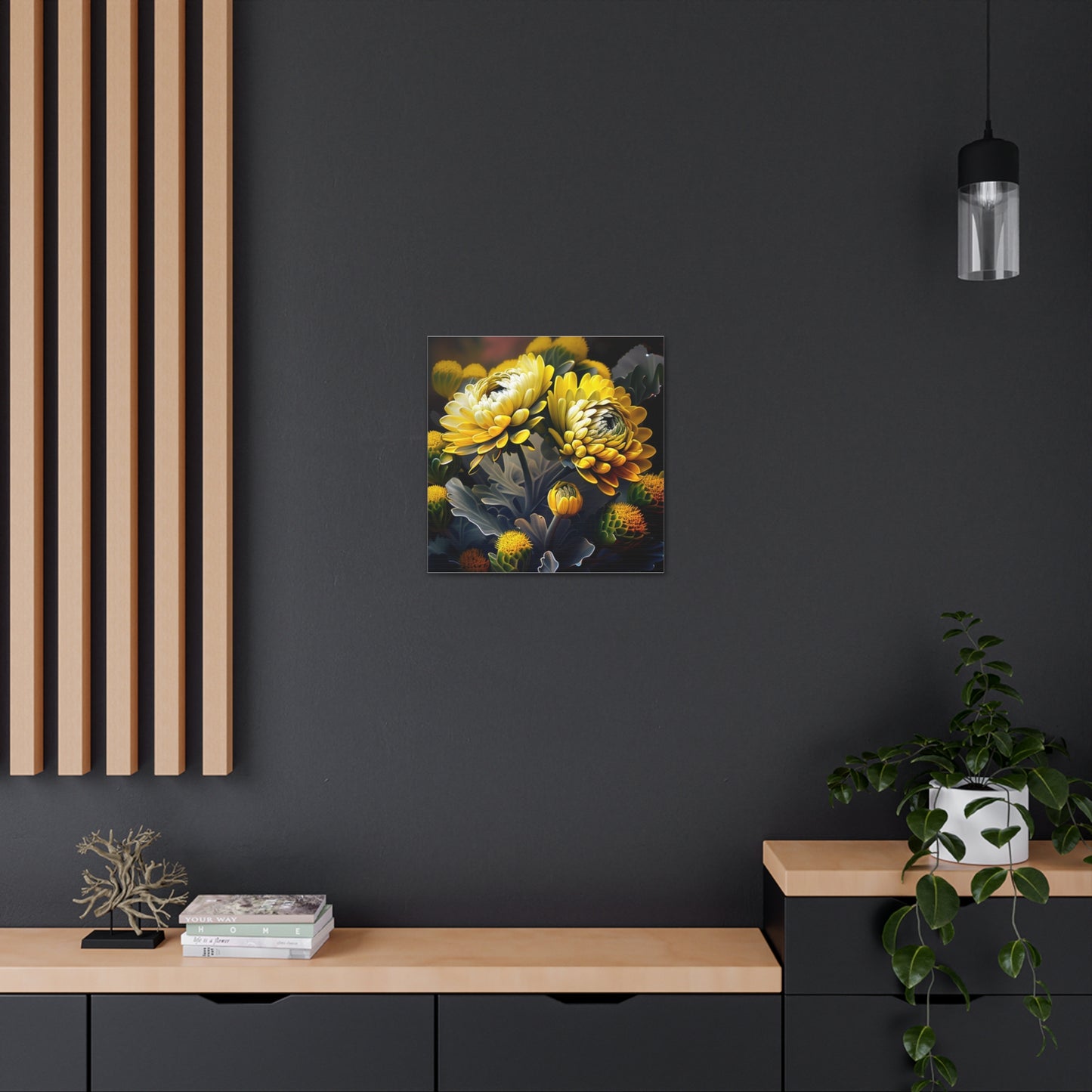 Canvas Gallery Wraps Yellow Hermosas Flores Amarillas 2