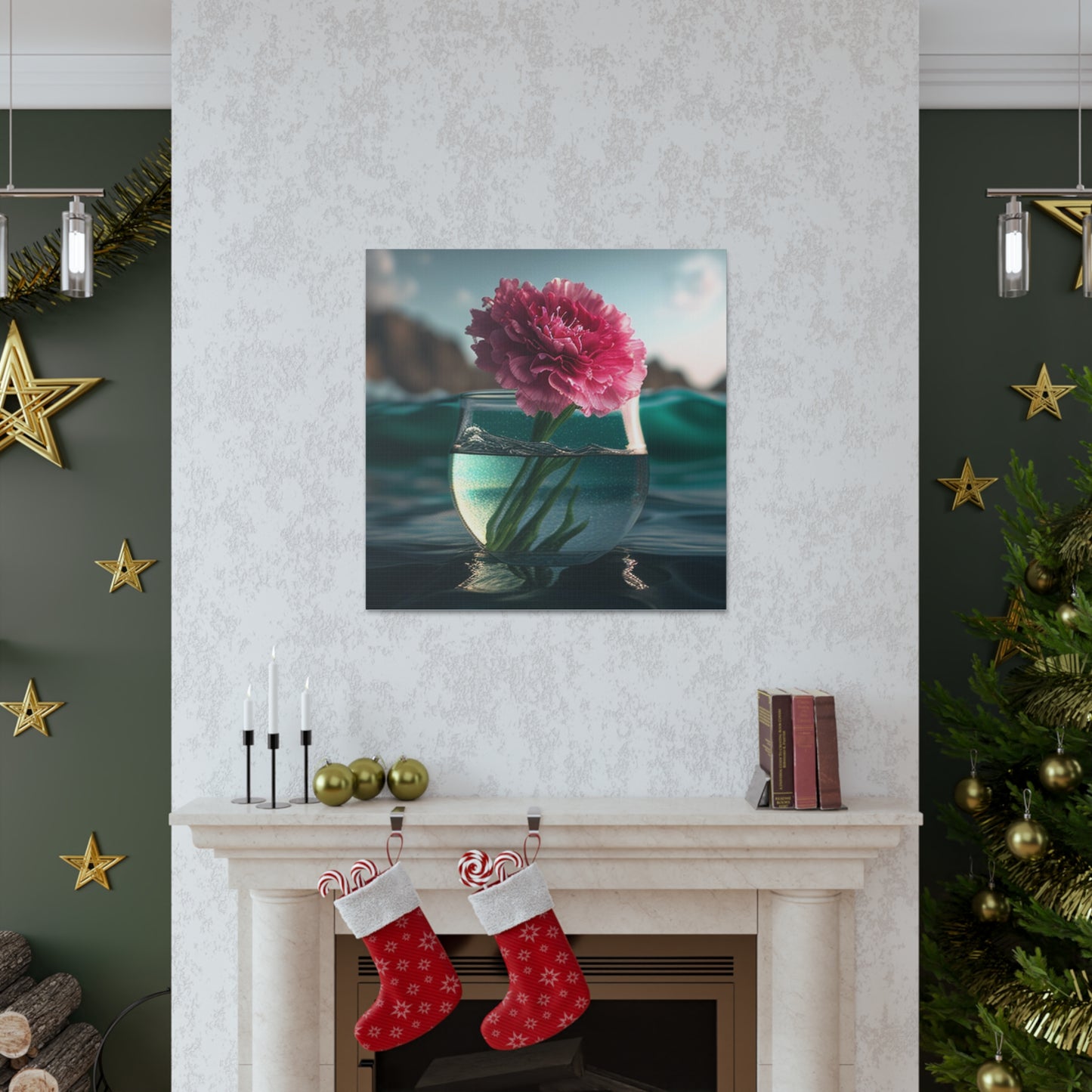 Canvas Gallery Wraps Carnation 1