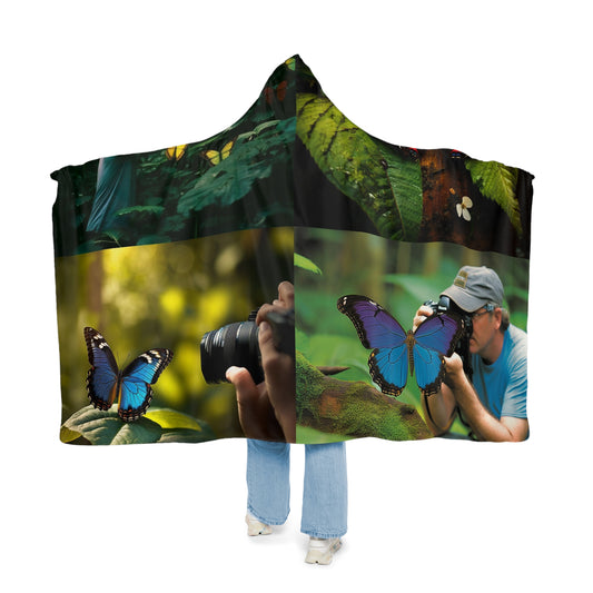 Snuggle Hooded Blanket Jungle Butterfly 5