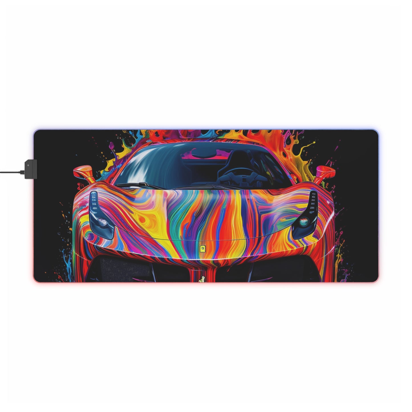 LED Gaming Mouse Pad Ferrari Fusion Water 4