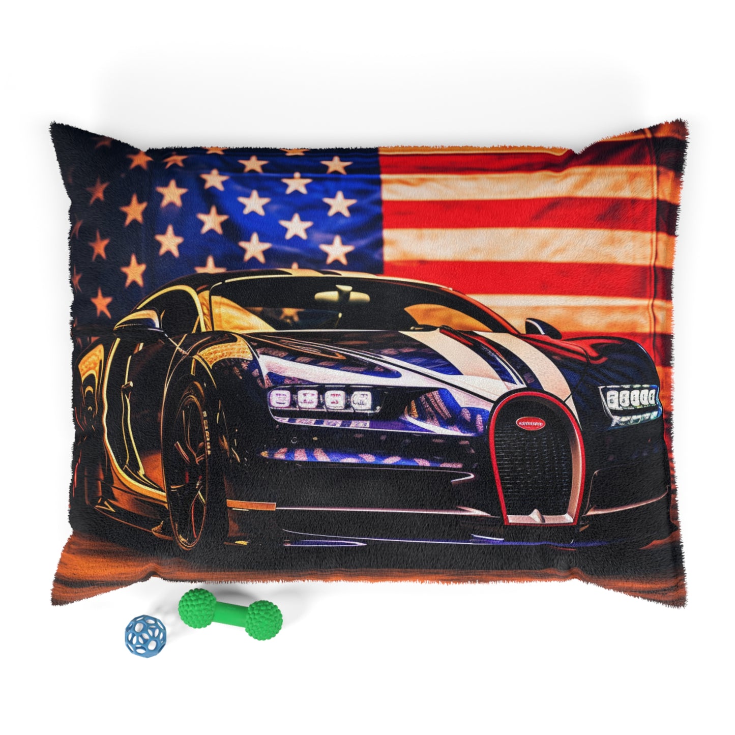 Pet Bed Macro Bugatti American Flag 4