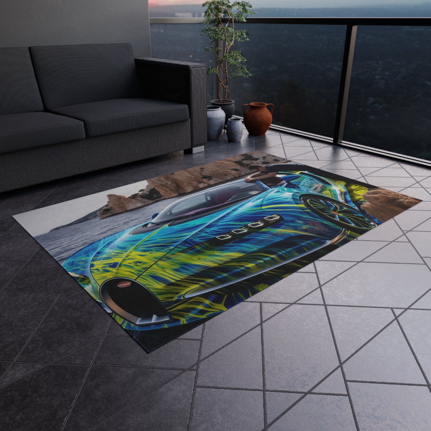 Outdoor Rug  Bugatti Water 1