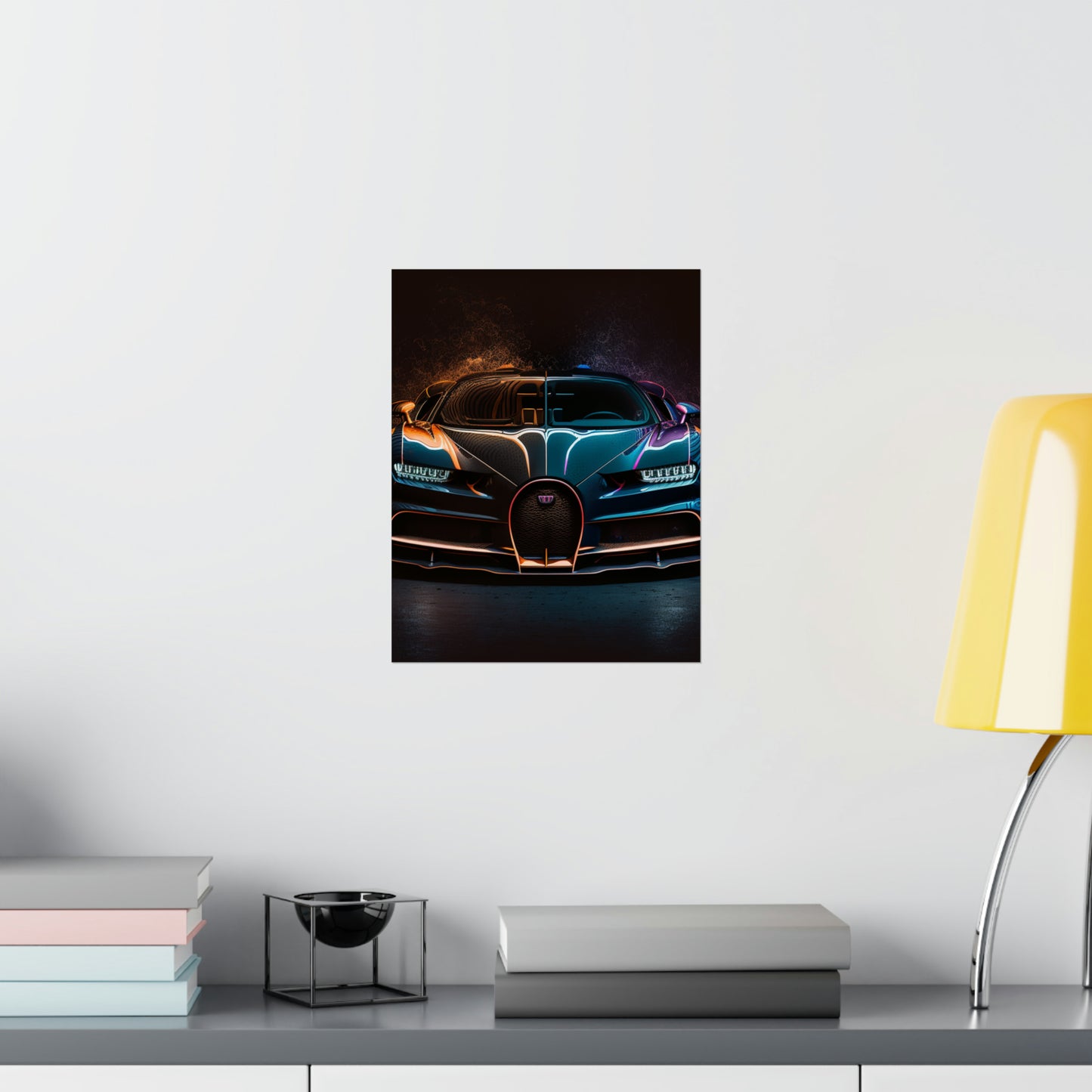 Premium Matte Vertical Posters Bugatti Chiron Super 3