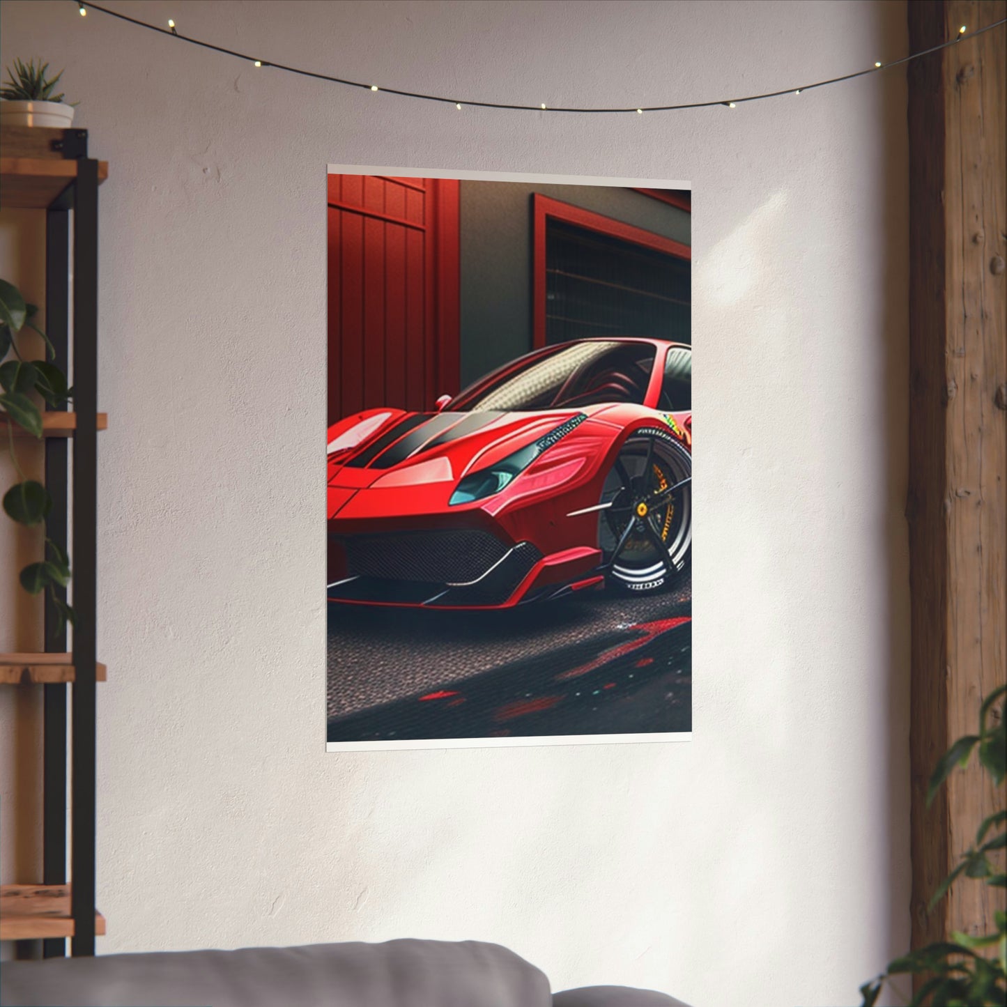 Premium Matte Vertical Posters Ferrari Hyper 1