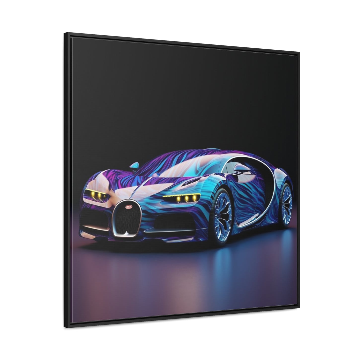 Gallery Canvas Wraps, Square Frame Bugatti Abstract Flair 3