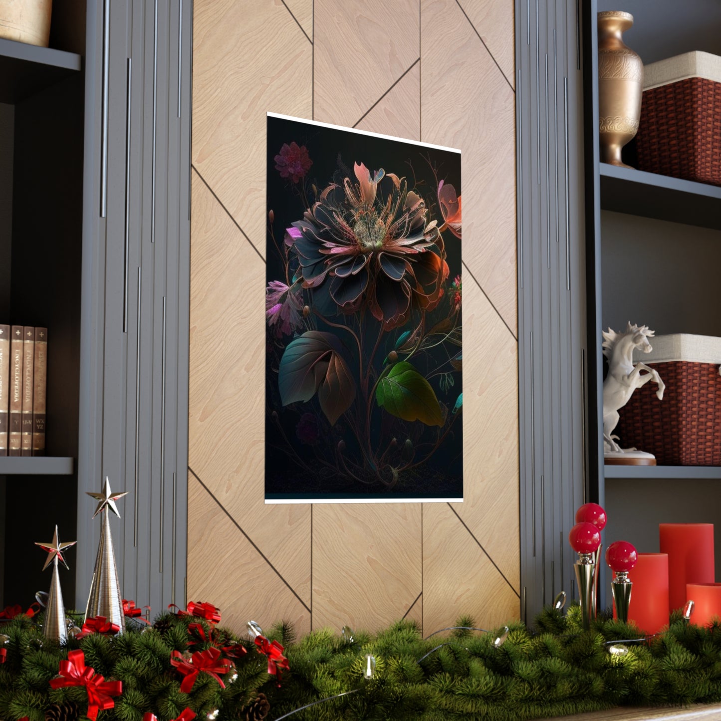 Premium Matte Vertical Posters Flower Arangment 2