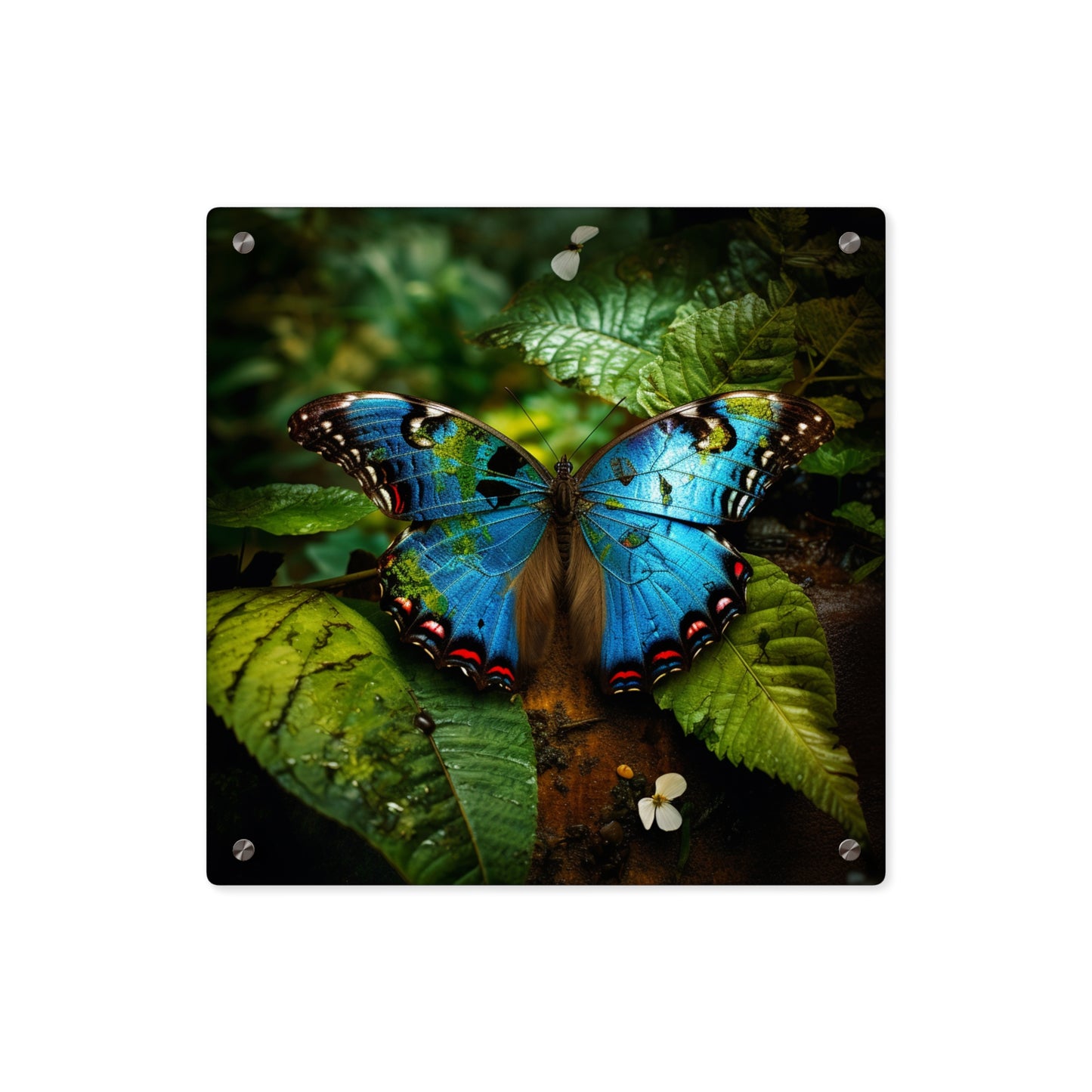 Acrylic Wall Art Panels Jungle Butterfly 2