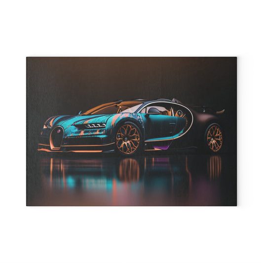 Glass Cutting Board Bugatti Blue 2