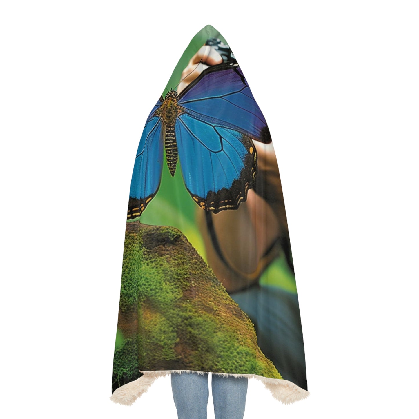 Snuggle Hooded Blanket Jungle Butterfly 4