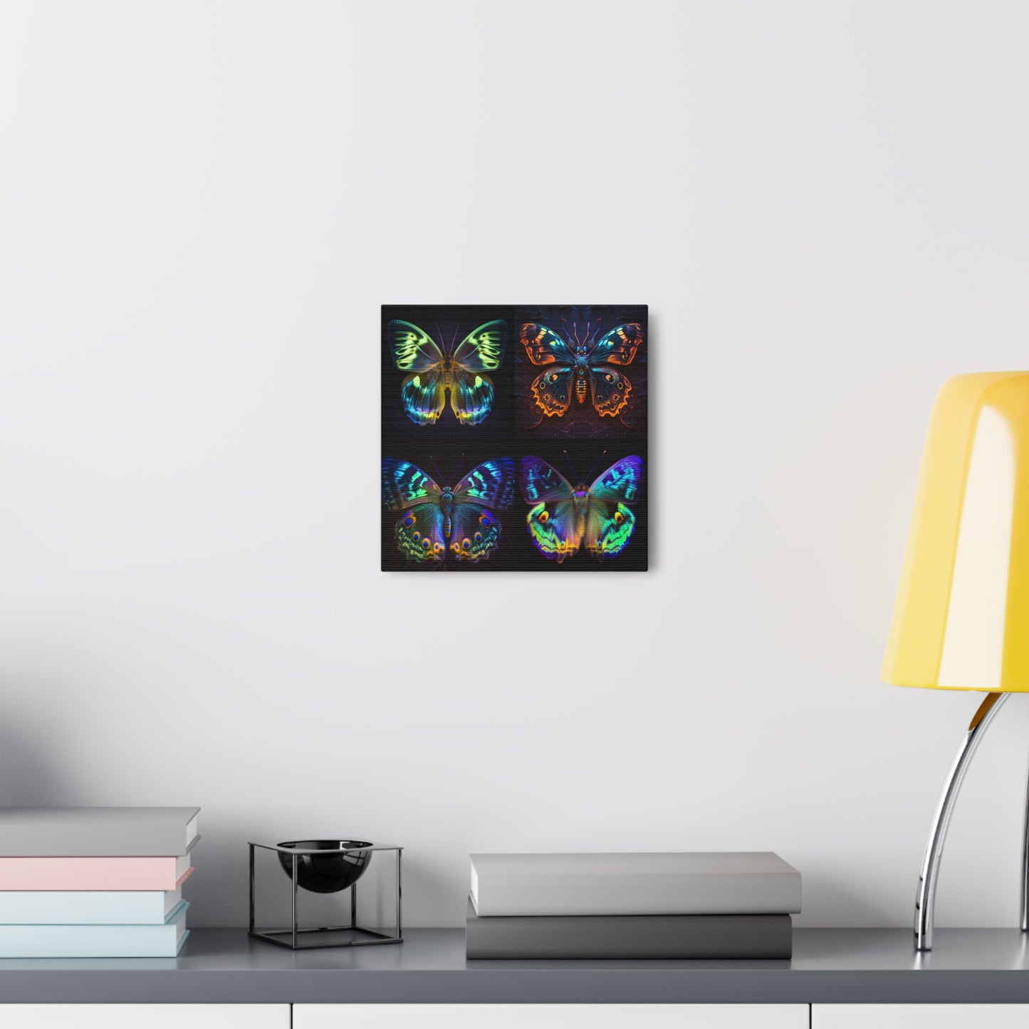 Canvas Gallery Wraps Neon Hue Butterfly 5