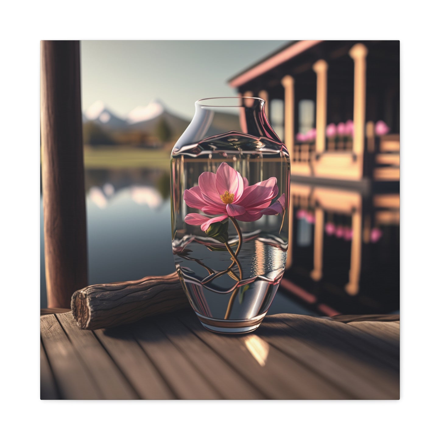Canvas Gallery Wraps Pink Magnolia 1