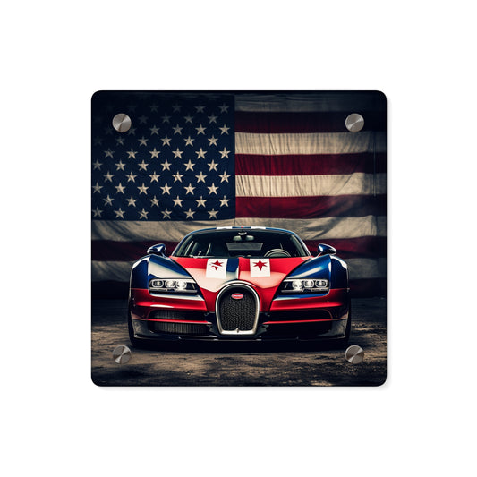 Acrylic Wall Art Panels Bugatti American Flag 3