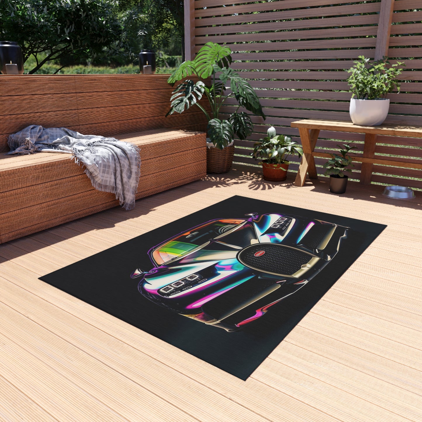 Outdoor Rug  Hyper Bugatti Chiron 4