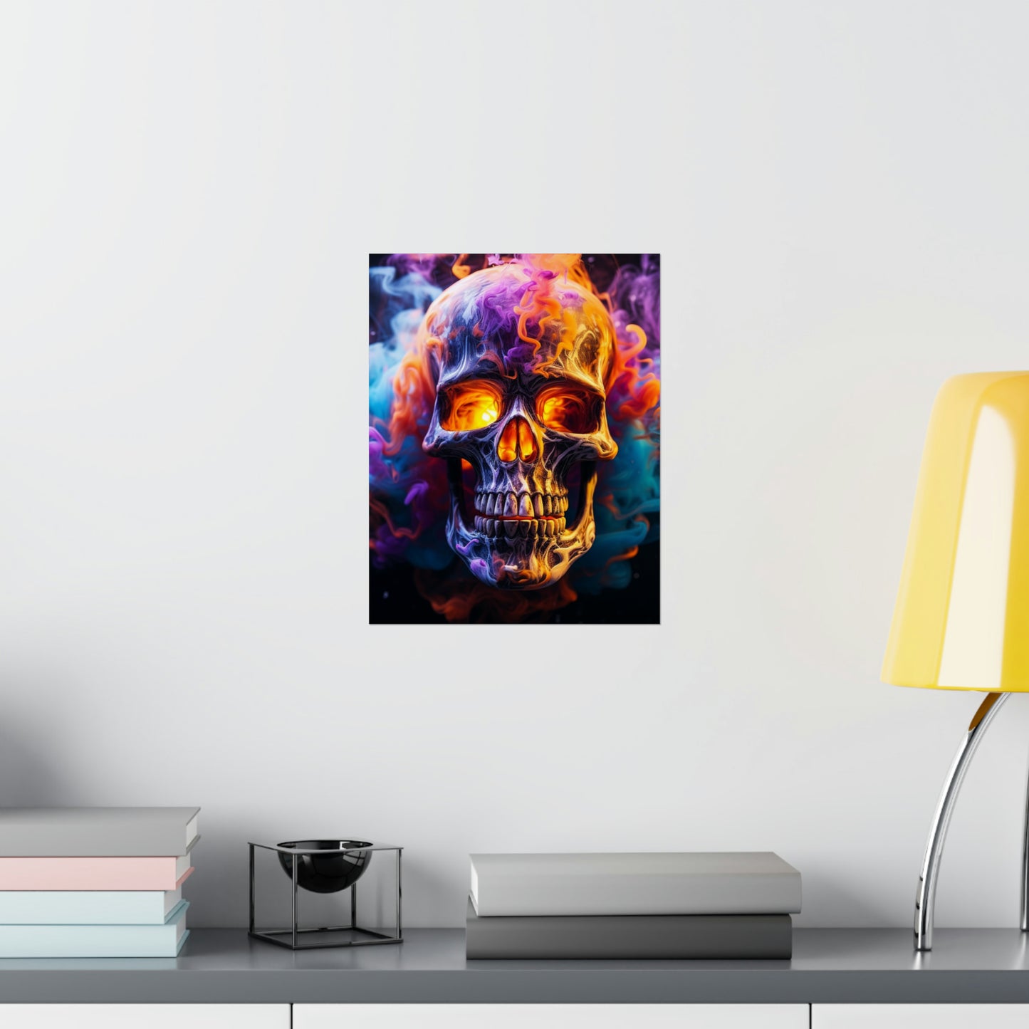 Premium Matte Vertical Posters Macro Skull 2