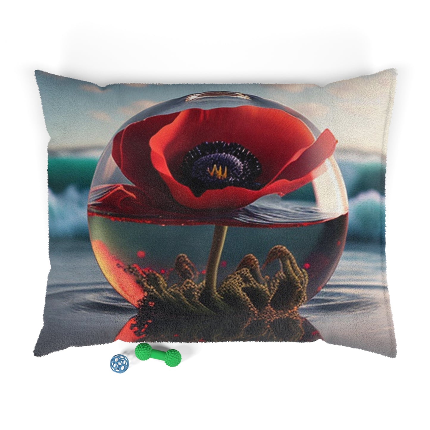 Pet Bed Red Anemone in a Vase 4