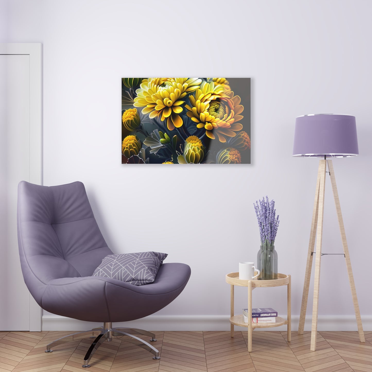 Acrylic Prints Yellow Hermosas Flores Amarillas 4