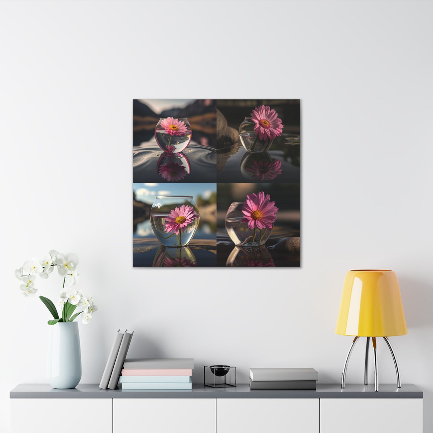 Canvas Gallery Wraps Pink Daisy 5