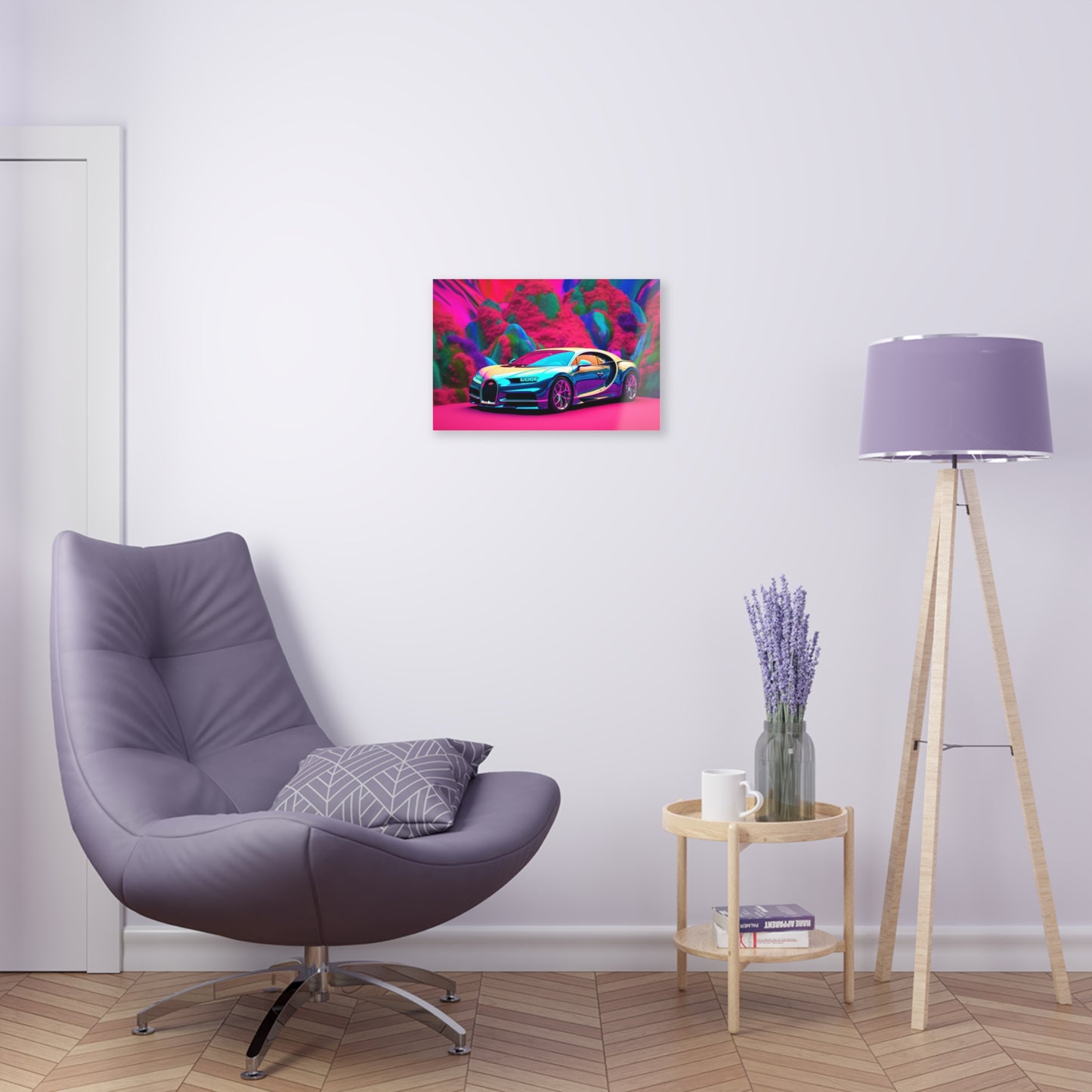 Acrylic Prints Florescent Bugatti Flair 4