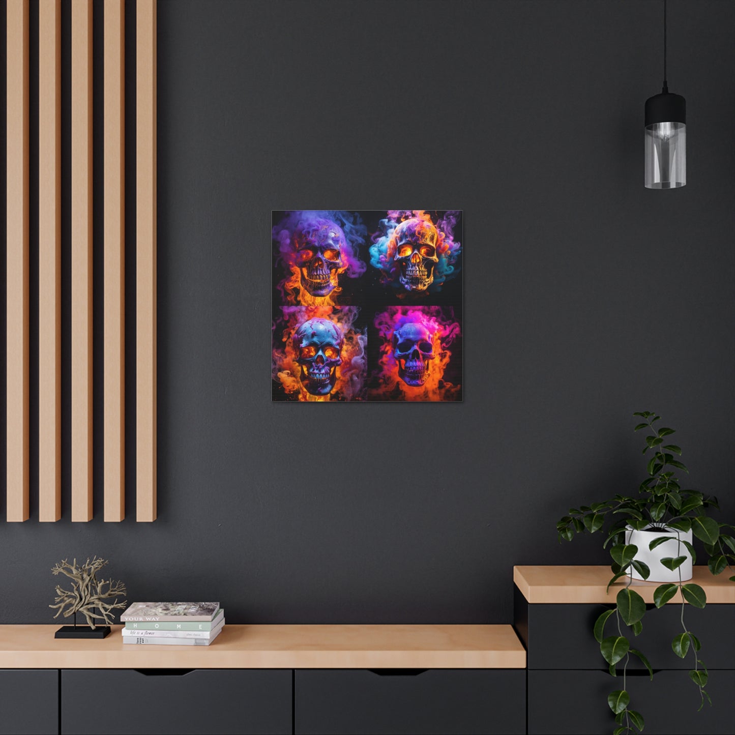 Canvas Gallery Wraps Macro Skull 5