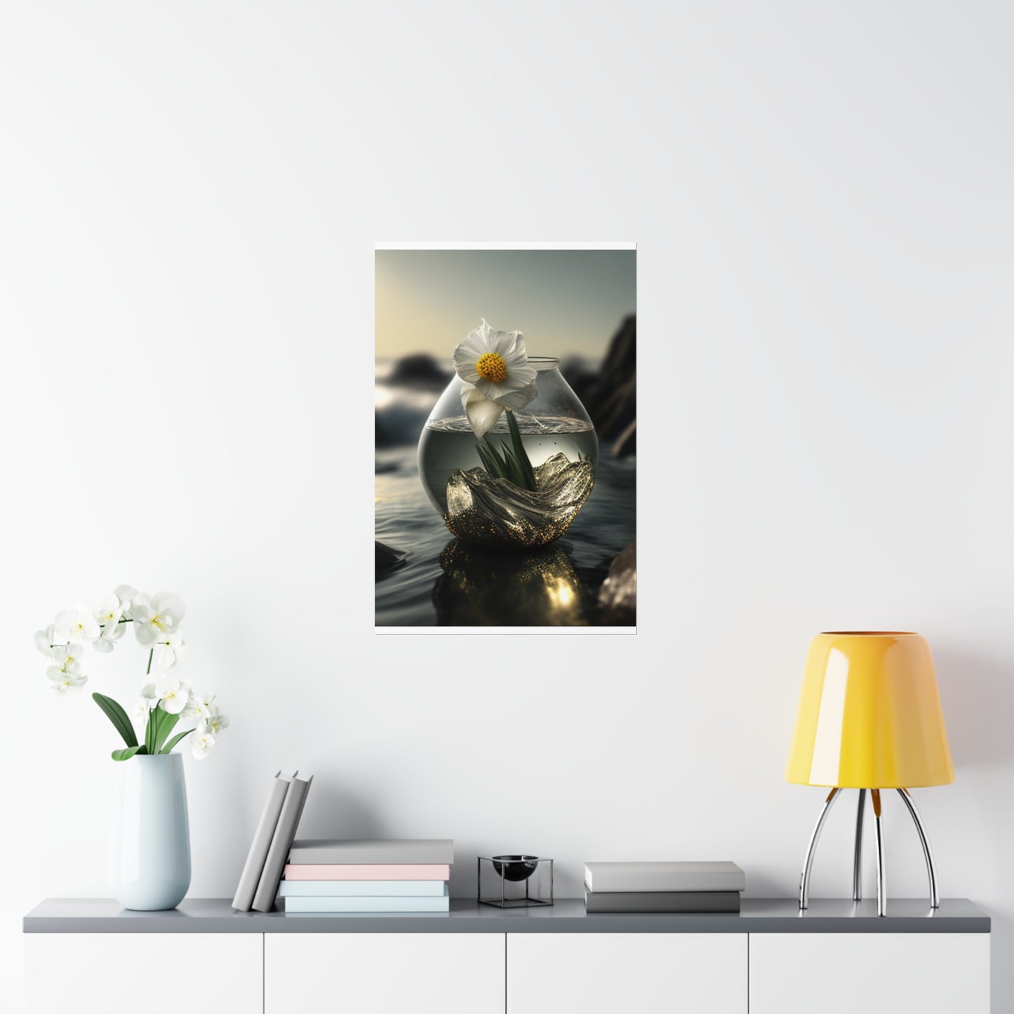 Premium Matte Vertical Posters Daffodil 1