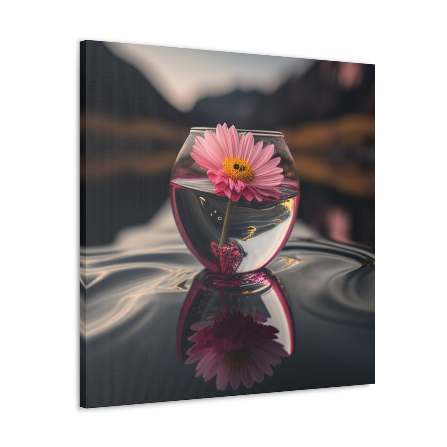 Canvas Gallery Wraps Pink Daisy 1