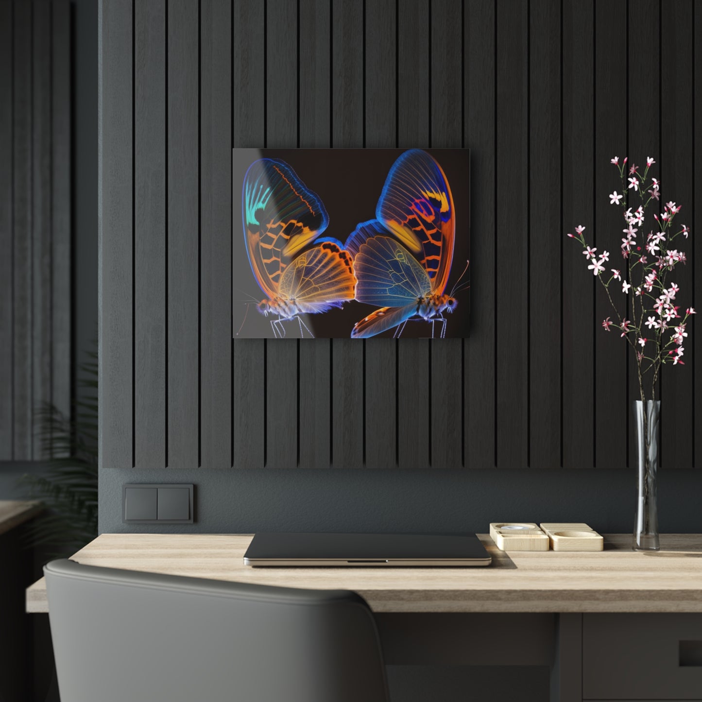 Acrylic Prints Neon Glo Butterfly 2