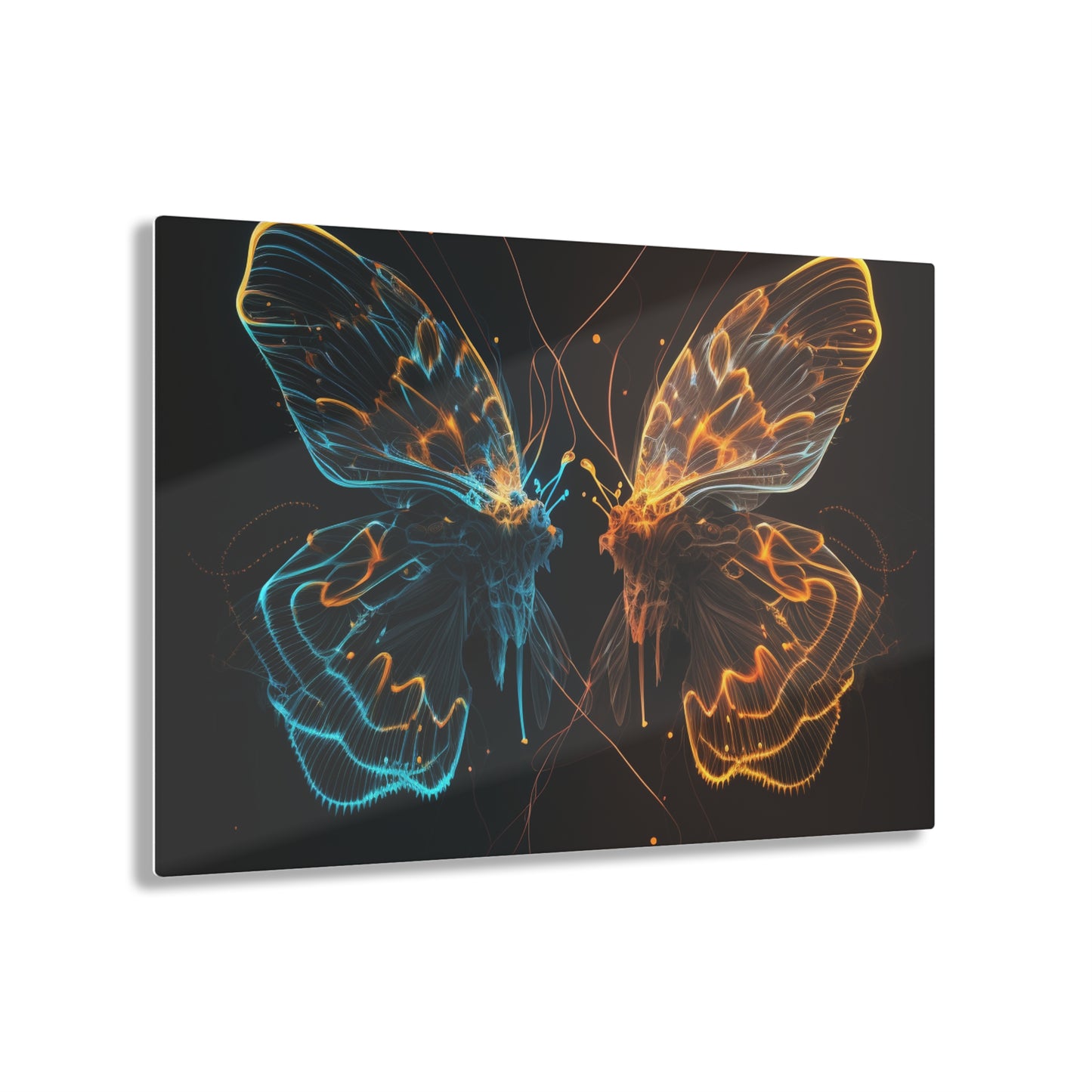 Acrylic Prints Neon Glo Butterfly 1